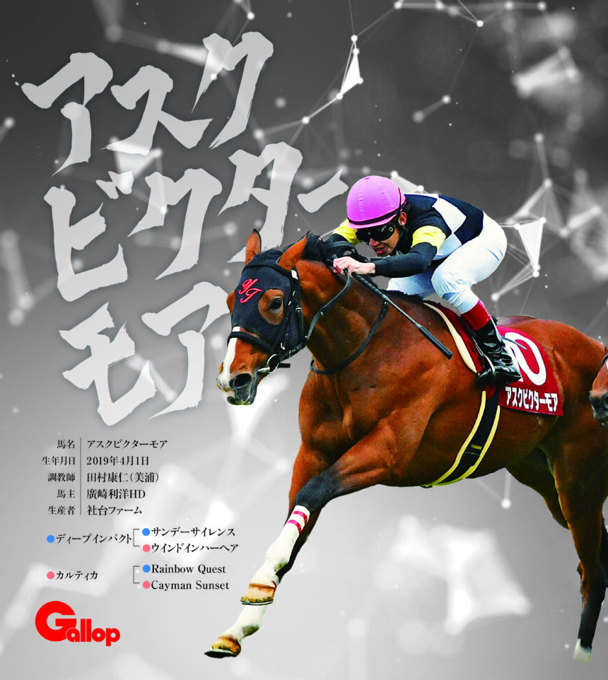 アスクビクターモア｜名馬全史色紙コレクション Vol.2｜ノーマル色紙