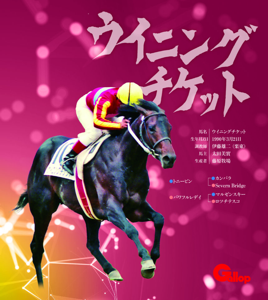 ウイニングチケット｜名馬全史色紙コレクション Vol.2｜ノーマル色紙