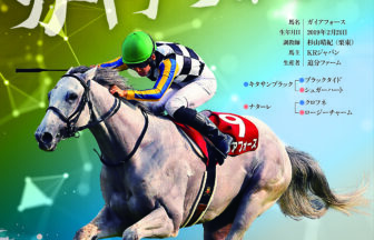 ガイアフォース｜名馬全史色紙コレクション Vol.3｜ノーマル色紙