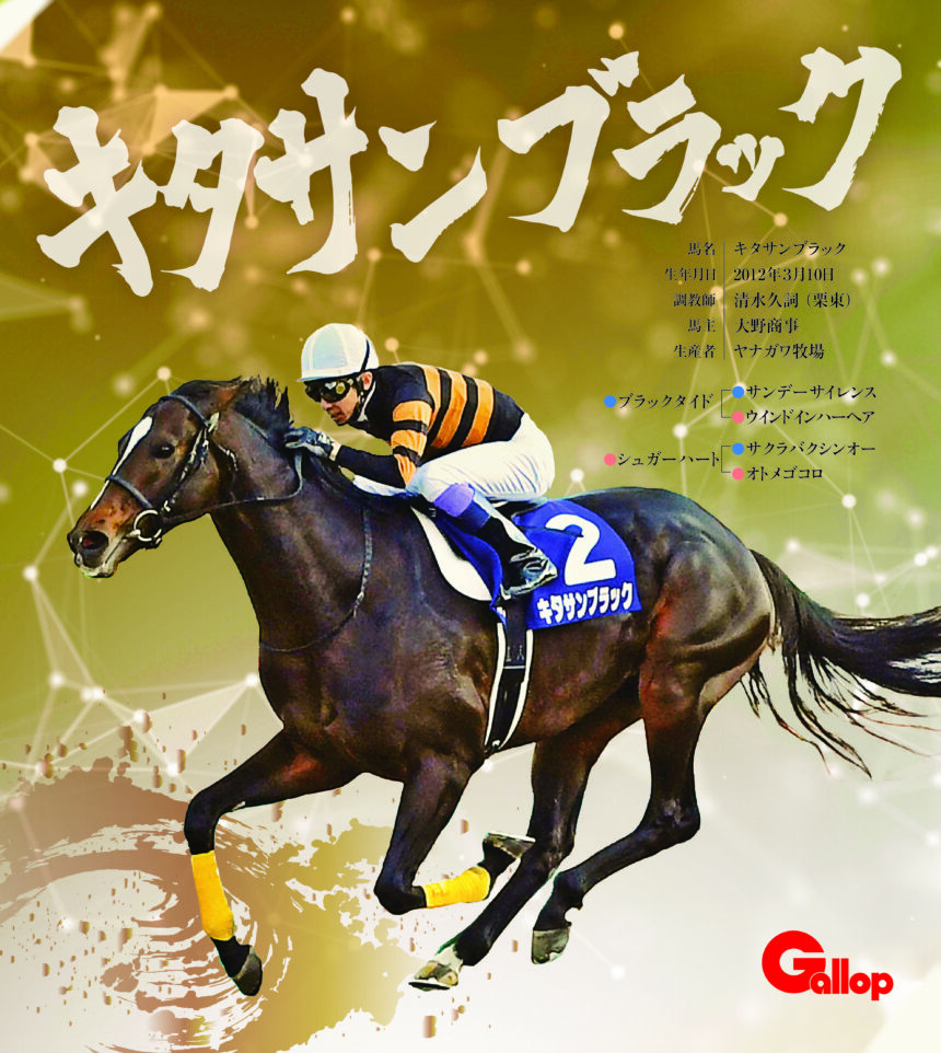 キタサンブラック｜名馬全史色紙コレクション Vol.3｜ノーマル色紙