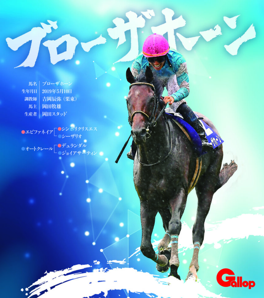 ブローザホーン｜名馬全史色紙コレクション Vol.4｜ノーマル色紙