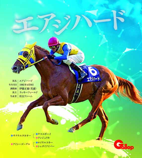 エアジハード｜名馬全史色紙コレクション Vol.5｜ノーマル色紙