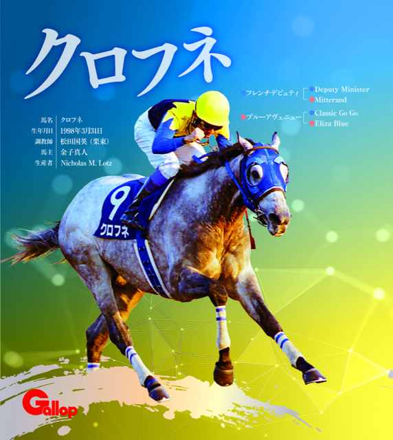 クロフネ｜名馬全史色紙コレクション Vol.5｜ノーマル色紙