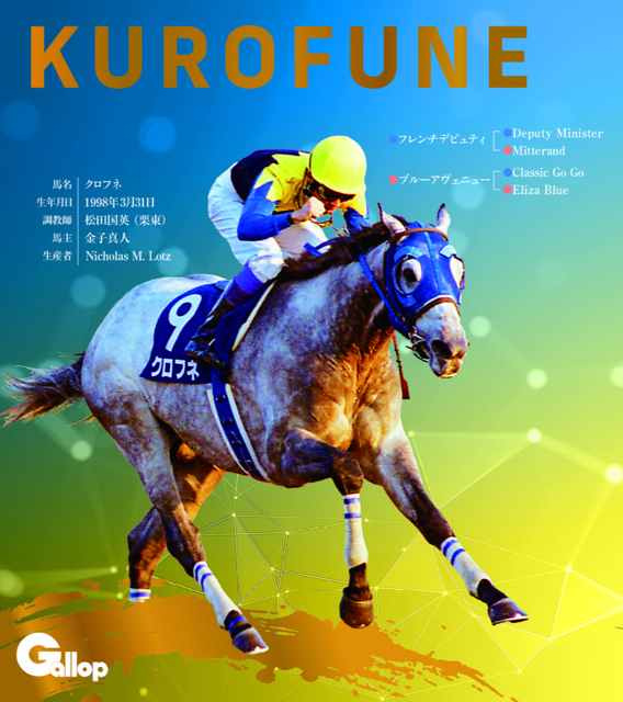 クロフネ｜名馬全史色紙コレクション Vol.5｜スペシャル色紙