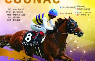ニシノコニャック｜名馬全史色紙コレクション Vol.5｜スペシャル色紙