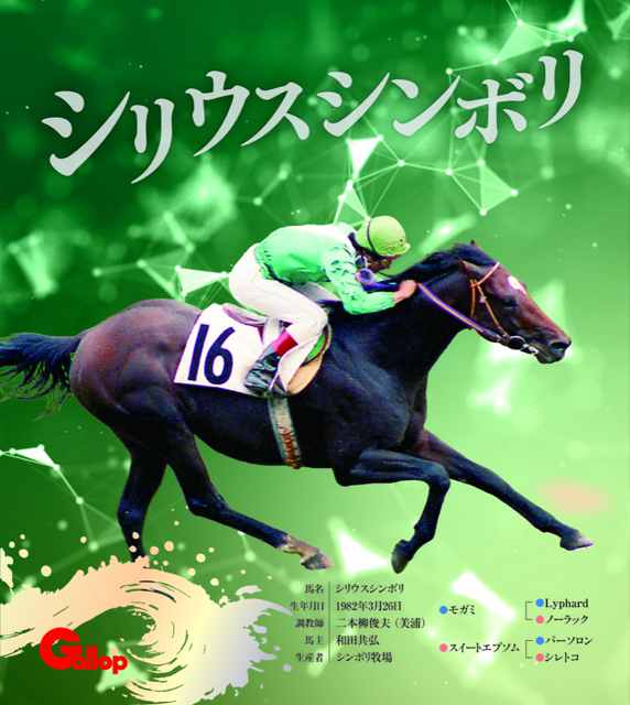 シリウスシンボリ｜名馬全史色紙コレクション Vol.5｜ノーマル色紙