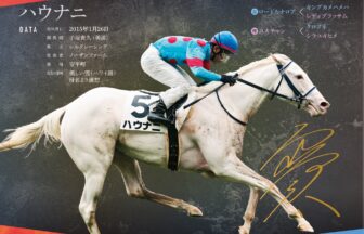 ハウナニ｜白毛馬一族色紙コレクション｜ノーマル色紙